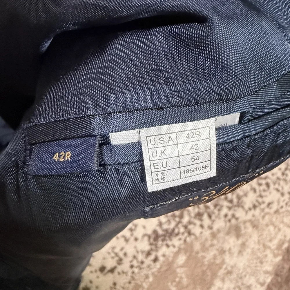 Brooks Brothers 346 Fitzgerald Fit Check Blazer Men 42R‎ Wool Old Money Sport